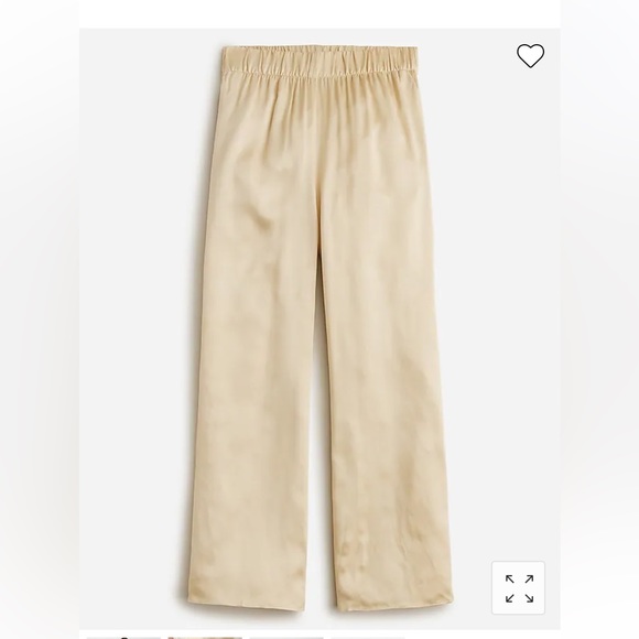 J. Crew , Wide Leg Pant in Luster Crape, Size: 8 - Picture 2 of 5